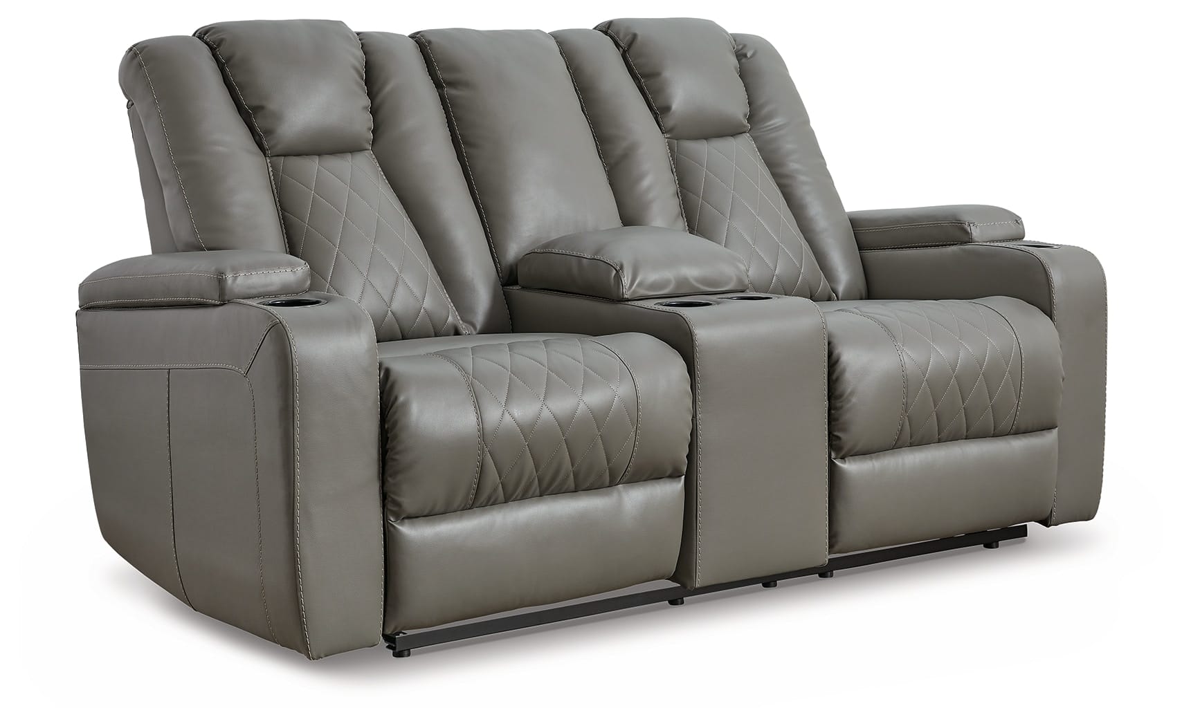 Ashley Living Room Mancin Reclining Loveseat with Console 2970294