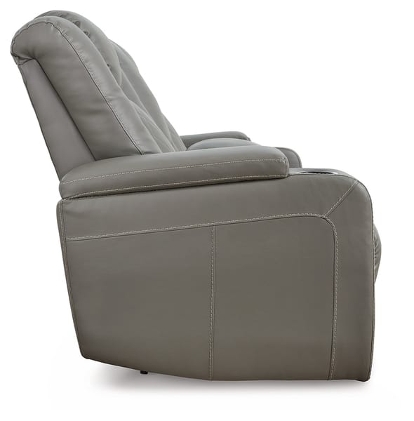 Ashley Living Room Mancin Reclining Loveseat with Console 2970294