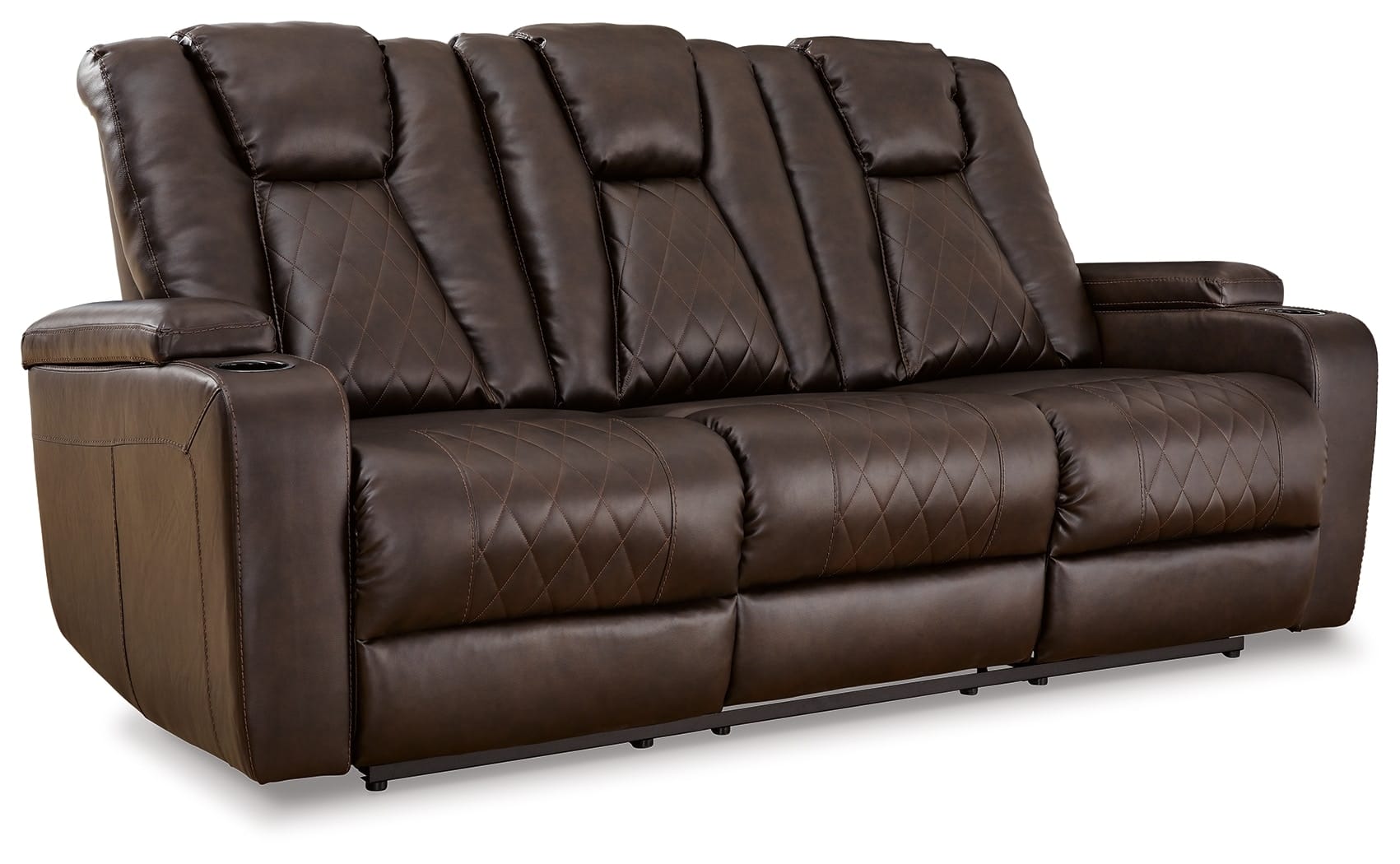 Ashley Living Room Mancin Reclining Sofa with Drop Down Table 2970389