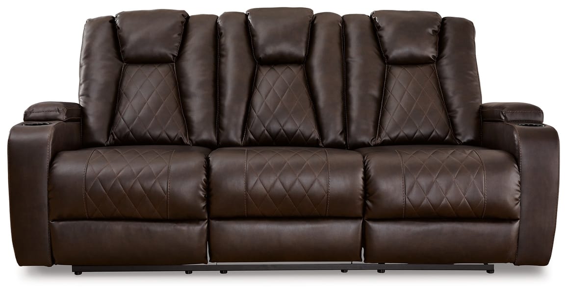 Ashley Living Room Mancin Reclining Sofa with Drop Down Table 2970389