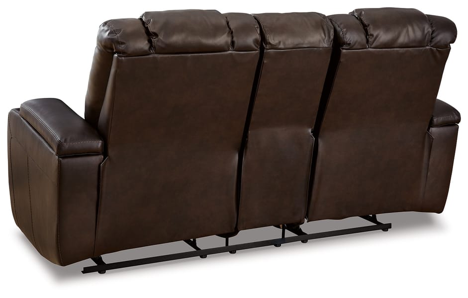 Ashley Living Room Mancin Reclining Loveseat with Console 2970394
