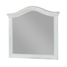 Modus Accessories Ella Solid Wood Beveled Glass Mirror In White Wash 2G4383