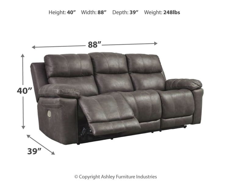 Ashley Living Room Erlangen Power Reclining Sofa 3000415