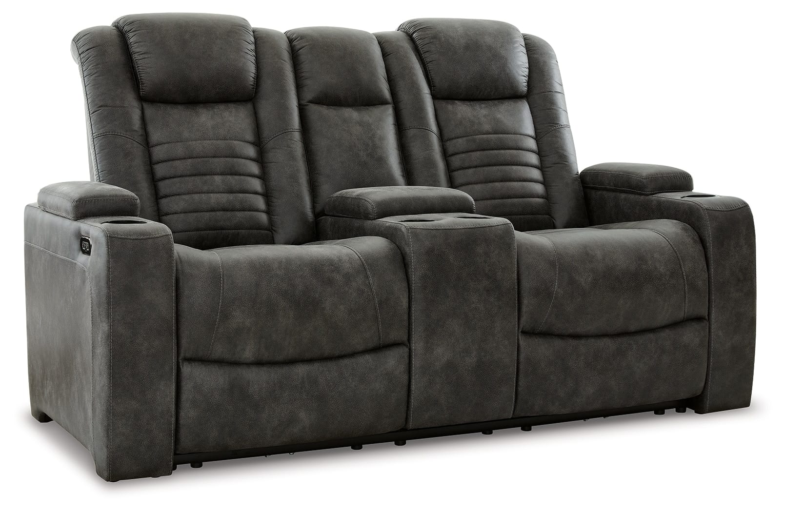 Ashley Living Room Soundcheck Power Reclining Loveseat with Console 3060618