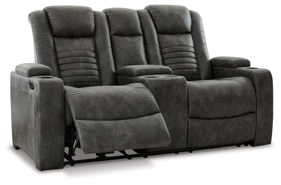 Ashley Living Room Soundcheck Power Reclining Loveseat with Console 3060618