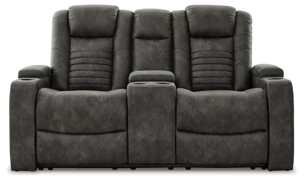 Ashley Living Room Soundcheck Power Reclining Loveseat with Console 3060618