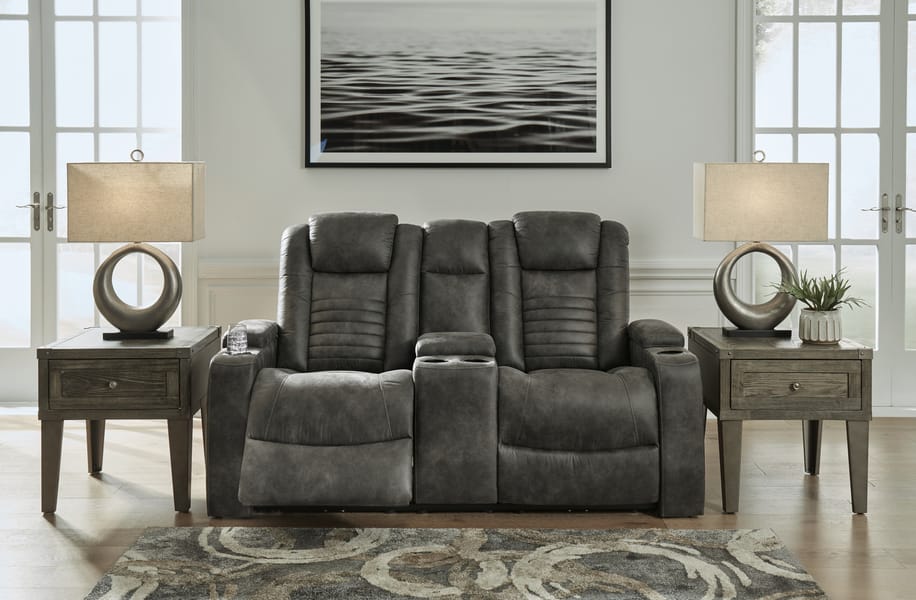 Ashley Living Room Soundcheck Power Reclining Loveseat with Console 3060618
