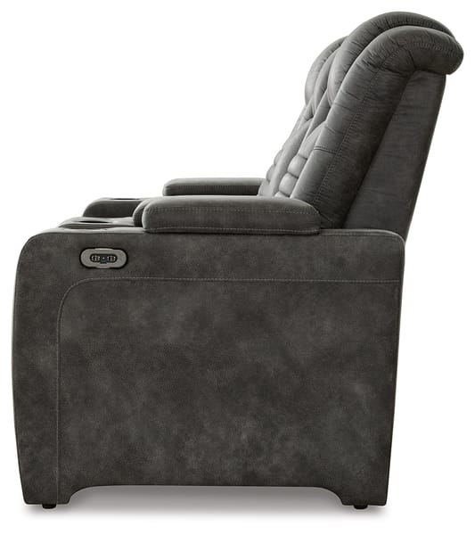 Ashley Living Room Soundcheck Power Reclining Loveseat with Console 3060618