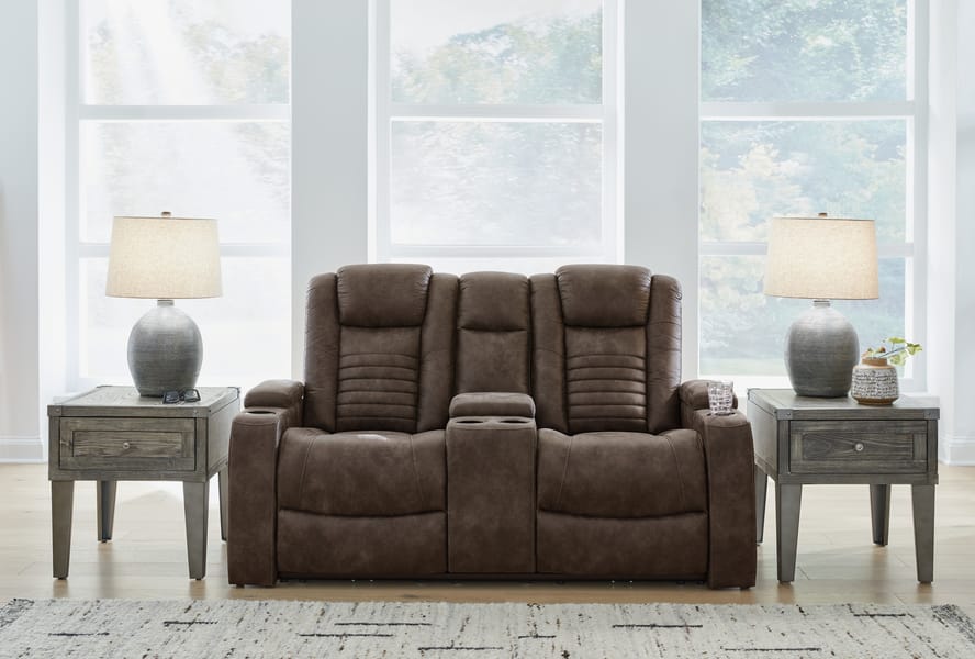 Ashley Living Room Soundcheck Power Reclining Loveseat with Console 3060718
