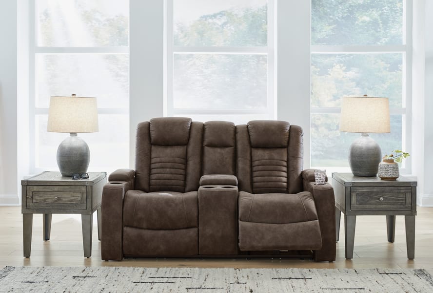 Ashley Living Room Soundcheck Power Reclining Loveseat with Console 3060718