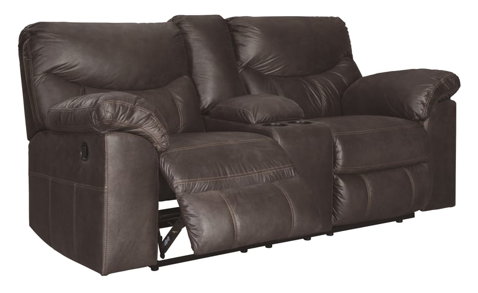 Ashley Living Room Boxberg Reclining Loveseat with Console 3380394