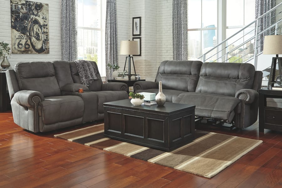 Ashley Living Room Austere Reclining Sofa 3840181