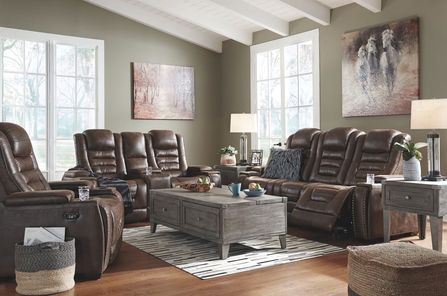 Ashley Living Room Game Zone Power Reclining Sofa 3850115