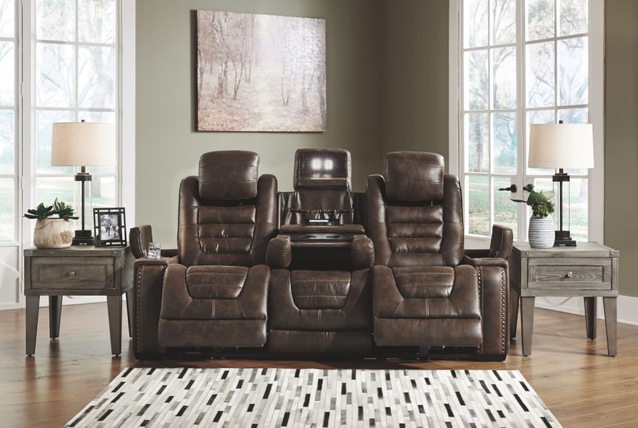 Ashley Living Room Game Zone Power Reclining Sofa 3850115