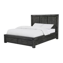 Modus Bedroom Meadow Solid Wood Footboard Storage Bed In Graphite 3FT3D5