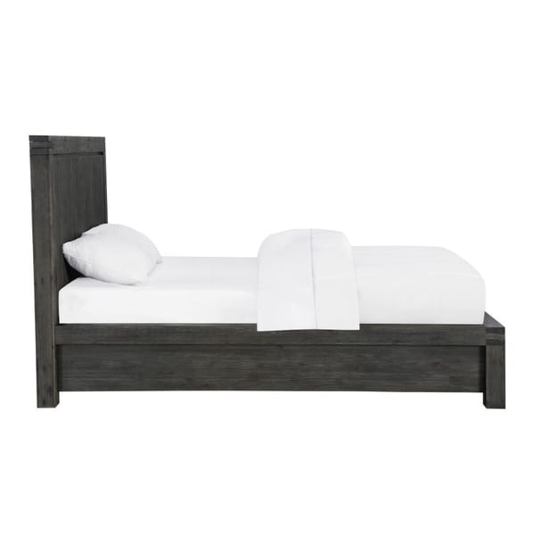 Modus Bedroom Meadow Solid Wood Footboard Storage Bed In Graphite 3FT3D6