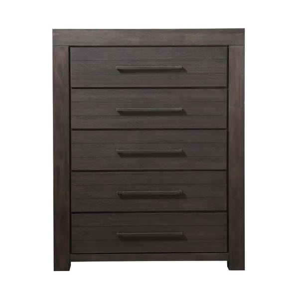 Modus Bedroom Heath Five Drawer Chest In Basalt Grey 3H5784