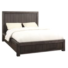Modus Bedroom Heath Wood Platform Bed In Basalt Grey 3H57F7