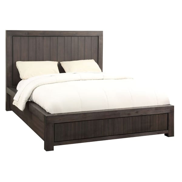 Modus Bedroom Heath Wood Platform Bed In Basalt Grey 3H57F4
