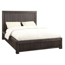 Modus Bedroom Heath Wood Platform Bed In Basalt Grey 3H57F5