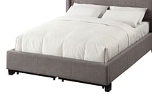 Modus Bedroom Adona Upholstered Footboard Storage Bed In Dolphin Linen 3ZH3D548