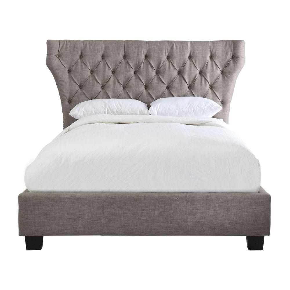 Modus Bedroom Melina Upholstered Footboard Storage Bed In Dolphin Linen 3ZH3D753