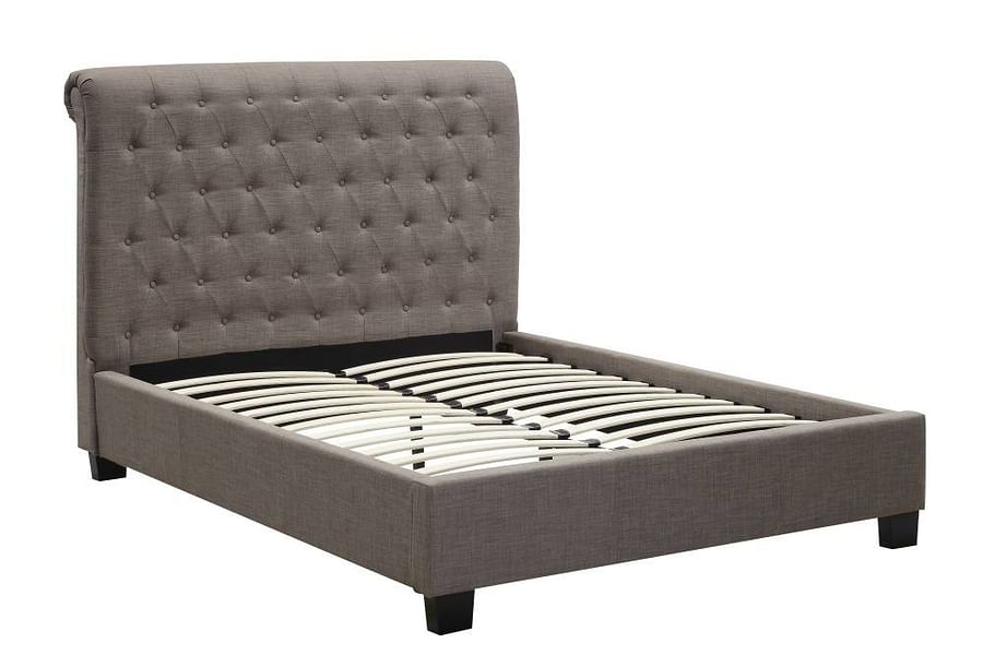 Modus Bedroom Royal Tufted Platform Bed In Dolphin Linen 3ZH3L411