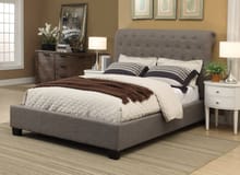 Modus Bedroom Royal Tufted Platform Bed In Dolphin Linen 3ZH3L411