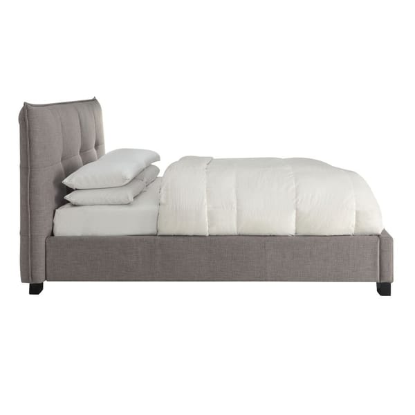 Modus Bedroom Adona Upholstered Platform Bed In Dolphin Linen 3ZH3L548