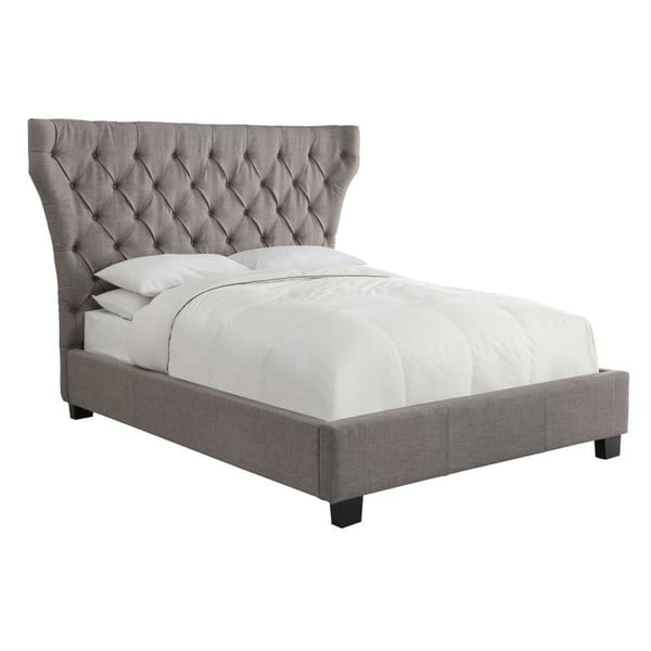 Modus Bedroom Melina Upholstered Platform Bed In Dolphin Linen 3ZH3L453