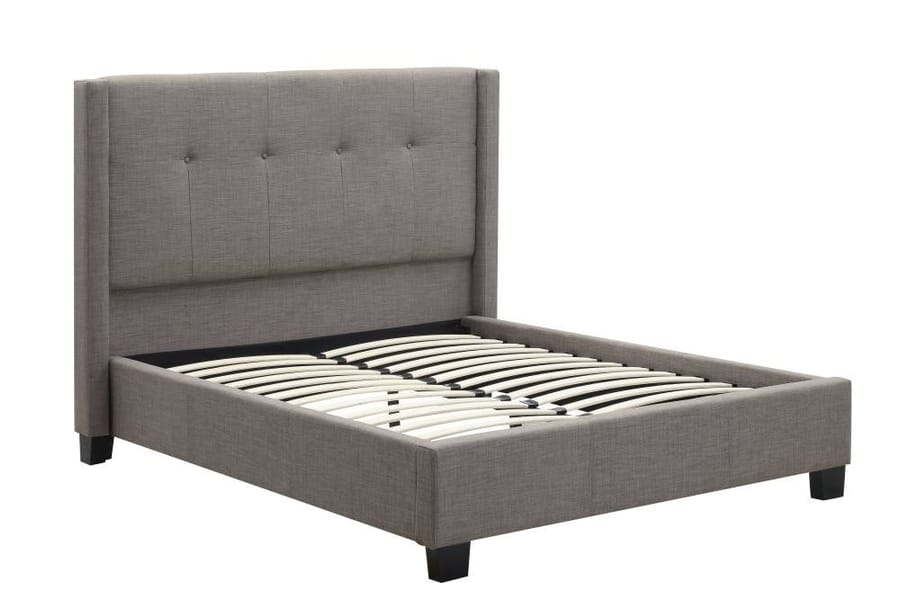 Modus Bedroom Madeleine Wingback Upholstered Platform Storage Bed 3ZH3D77