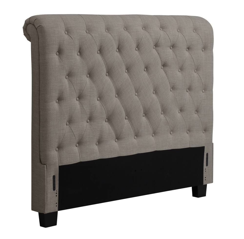 Modus Bedroom Royal Tufted Upholstered Headboard In Dolphin Linen 3ZH3L5BH11