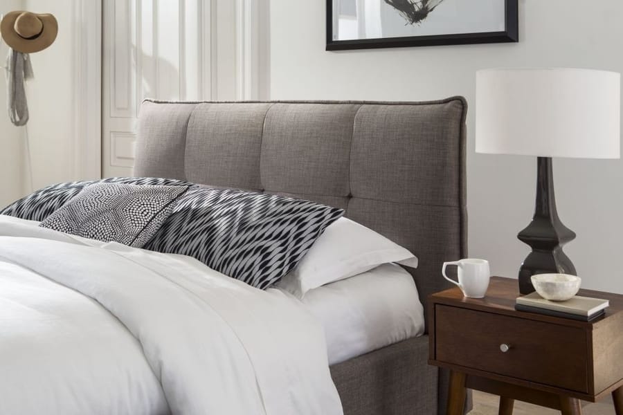 Modus Bedroom Adona Upholstered Headboard In Dolphin Linen 3ZH3L5BH48