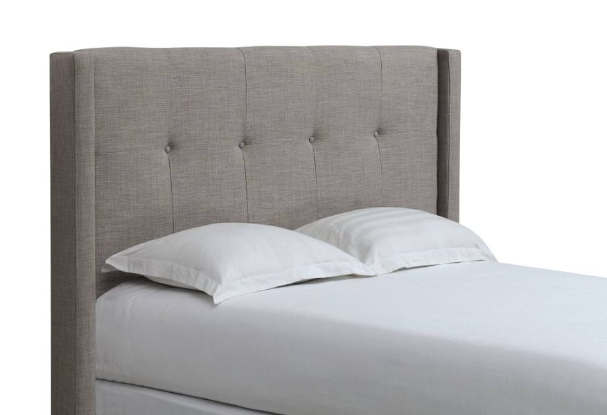 Modus Bedroom Madeleine Wingback Upholstered Headboard In Dolphin Linen 3ZH3L5BH7