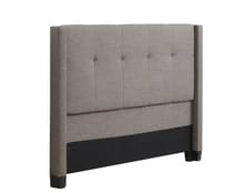 Modus Bedroom Madeleine Wingback Upholstered Headboard In Dolphin Linen 3ZH3L5BH7