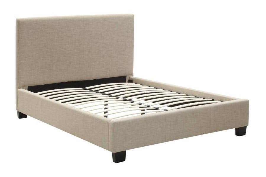 Modus Bedroom Saint Pierre Upholstered Platform Storage Bed In Toast Linen 3ZL7D58