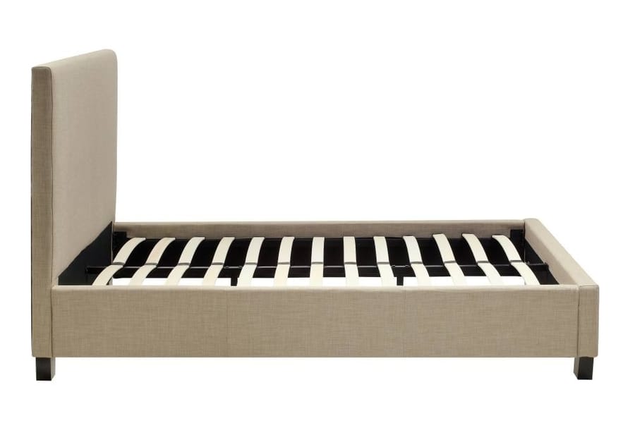 Modus Bedroom Saint Pierre Upholstered Platform Storage Bed In Toast Linen 3ZL7D58