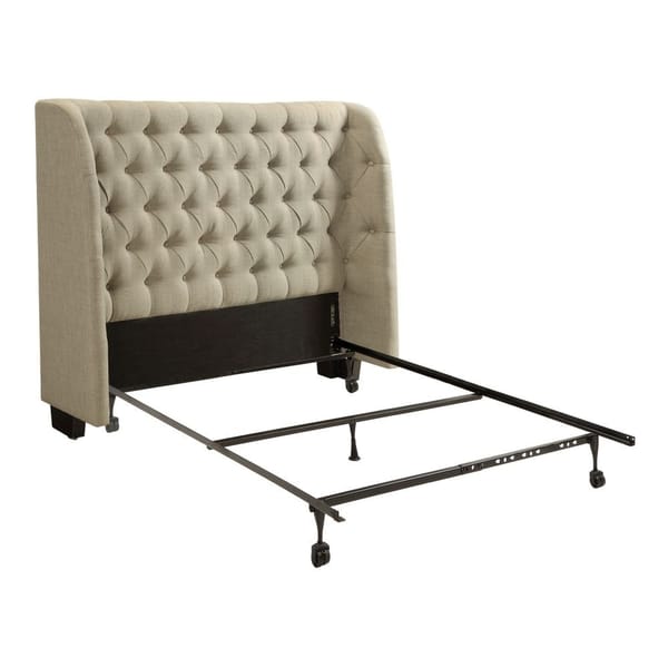 Modus Bedroom Madeleine Wingback Upholstered Headboard In Dolphin Linen 3ZH3L5BH7
