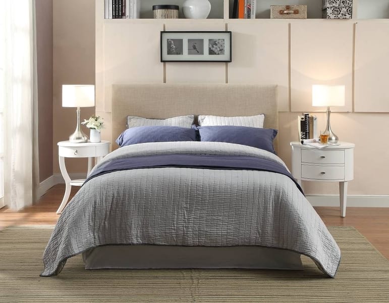 Modus Bedroom Saint Pierre Upholstered Headboard In Toast Linen 3ZL7L6BH8
