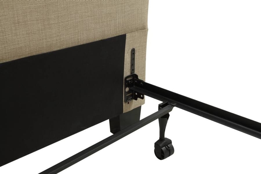 Modus Bedroom Tavel Nailhead Upholstered Headboard In Tumbleweed 3ZS1L6BH12