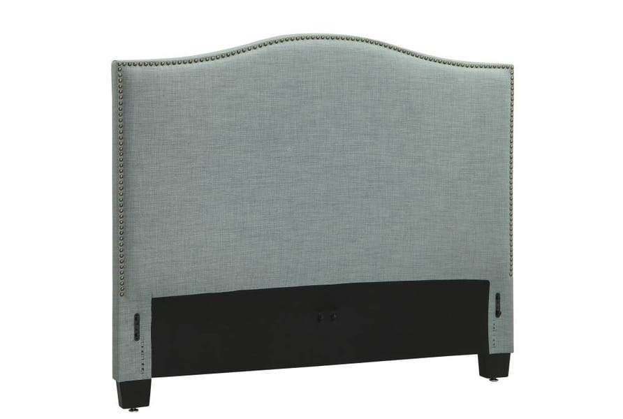 Modus Bedroom Ariana Camelback Upholstered Headboard In Bluebird Linen 3ZR2L5BH10