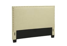 Modus Bedroom Tavel Nailhead Upholstered Headboard In Tumbleweed 3ZS1L4BH12