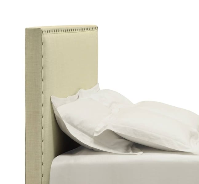 Modus Bedroom Vienne Nailhead Patterned Upholstered Headboard In Powder 3Z45L5BH20