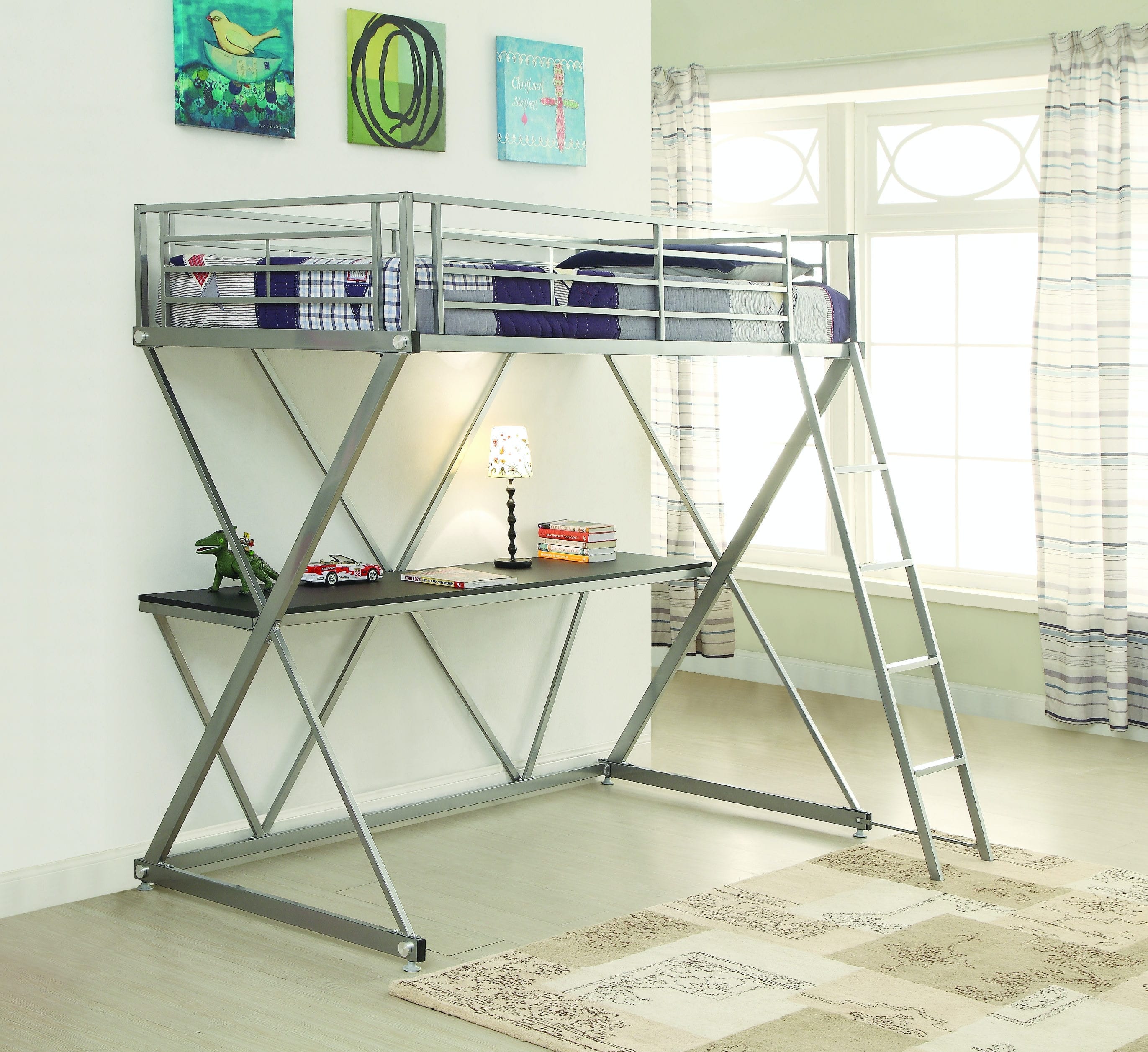 Coaster Youth Twin Workstation Loft Bed 400034T