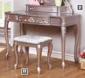 Coaster Youth Vanity Desk 400896