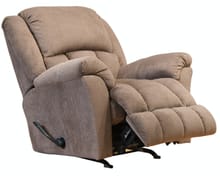 Catnapper Furniture Living Room Rocker Recliner with Deluxe Heat and Massage 42112-Cafe