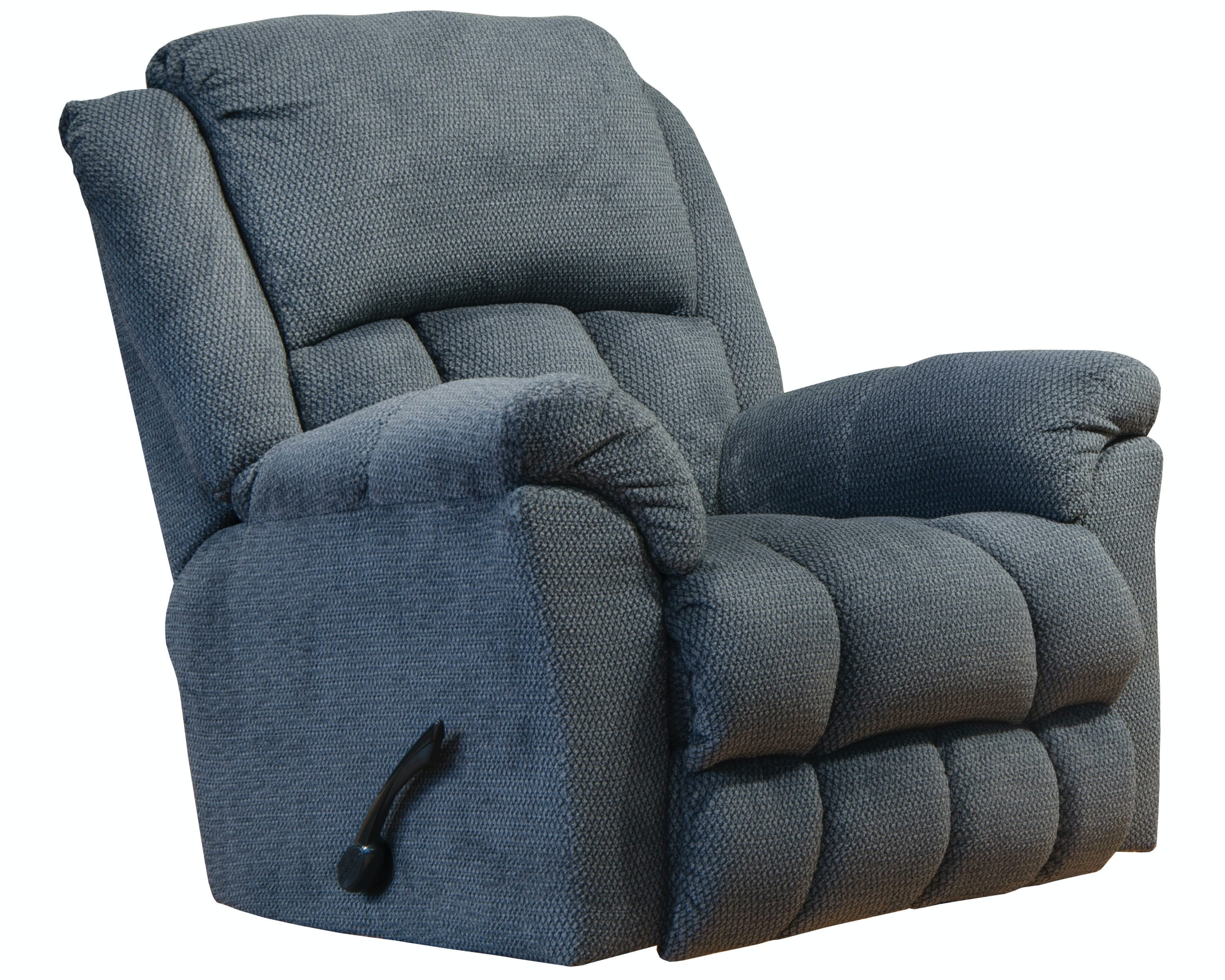 Catnapper Furniture Living Room Rocker Recliner with Deluxe Heat and Massage 42112-Charcoal