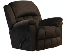 Catnapper Furniture Living Room Rocker Recliner with Deluxe Heat and Massage 42112-Chocolate