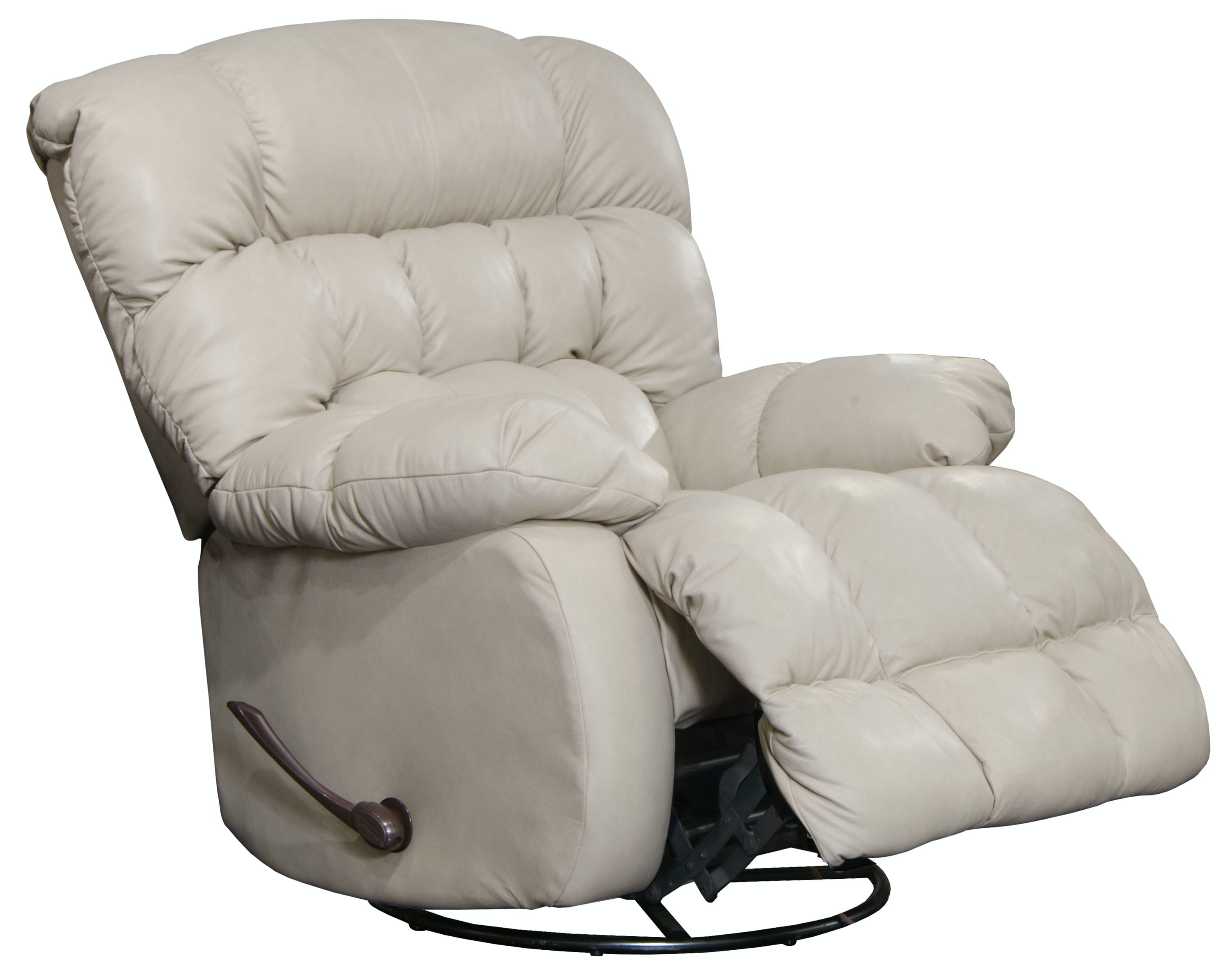 Catnapper Furniture Living Room Chaise Swivel Glider Recliner 42135-Alabaster