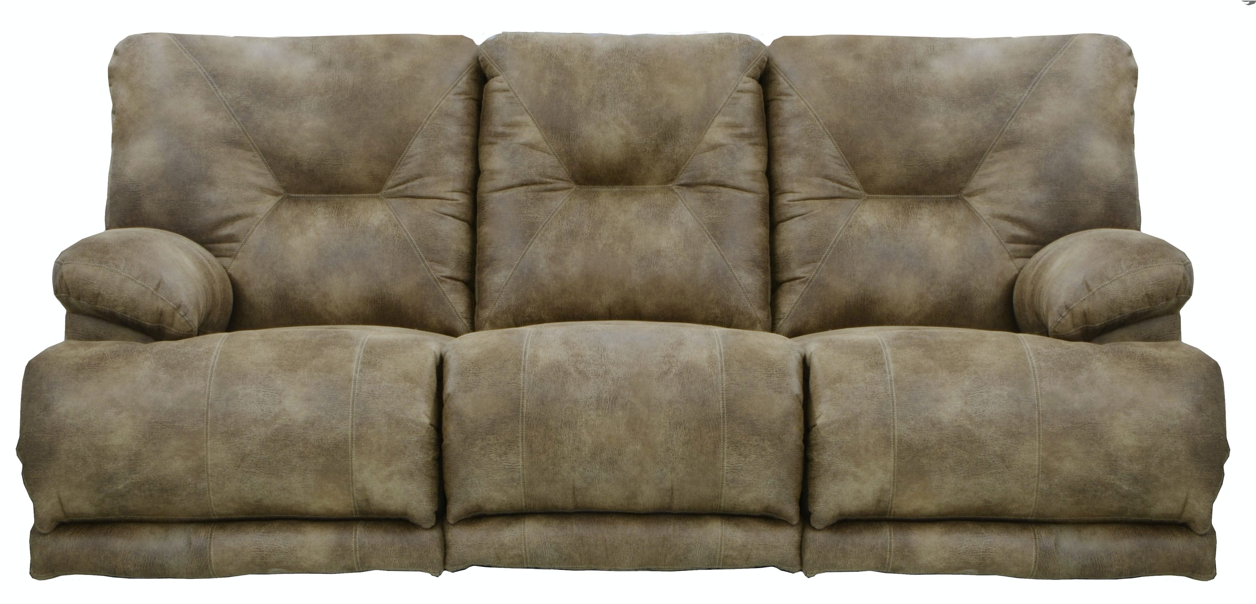 Catnapper Furniture Living Room Lay Flat Recl Sofa with 3x DDT 43845-Brandy